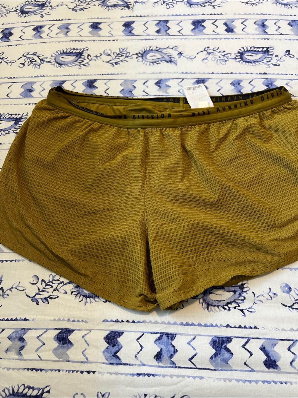 Nike Olive Green Women's Athletic Running Shorts